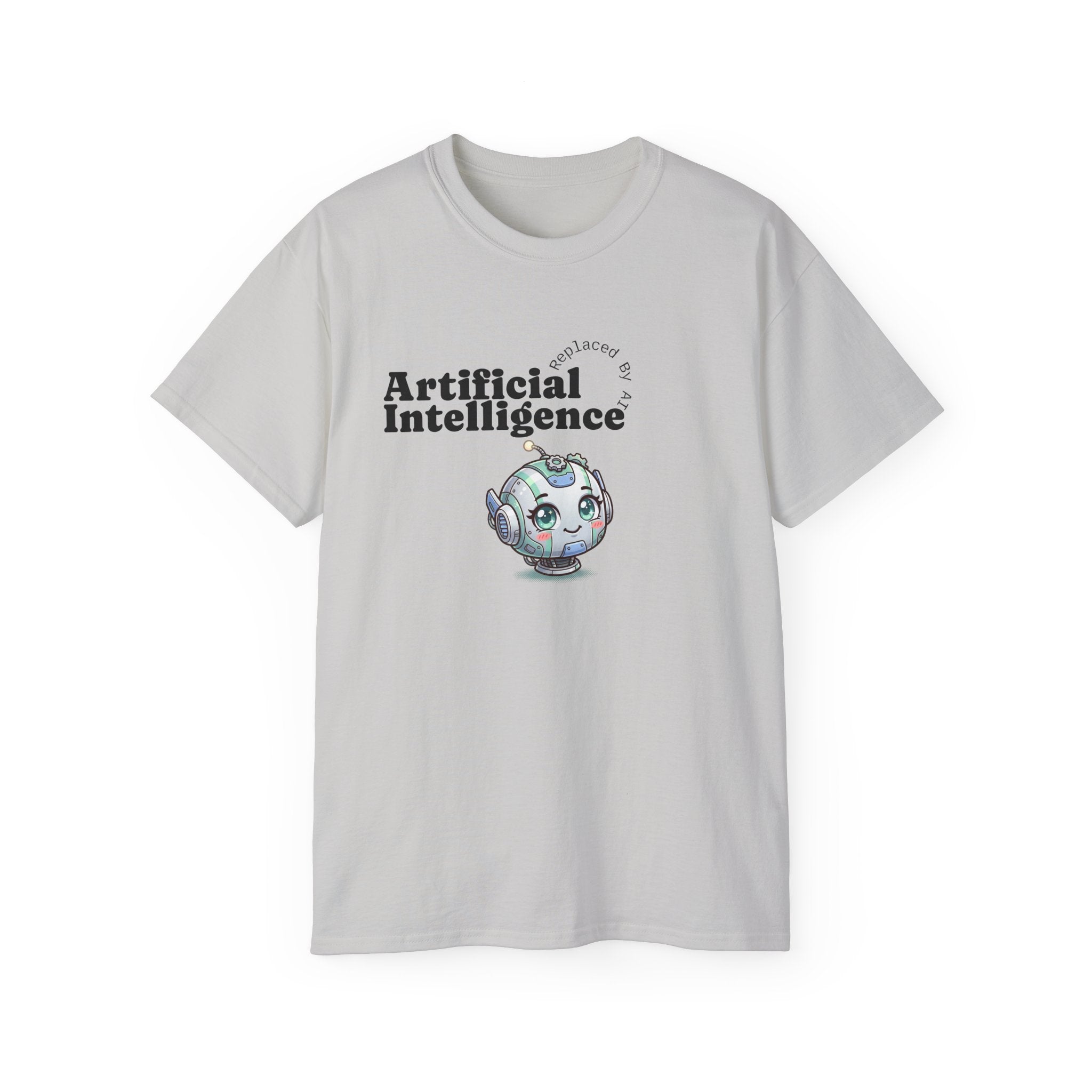 Replaced By AI Tee — AI Graphic Cotton T‑Shirt