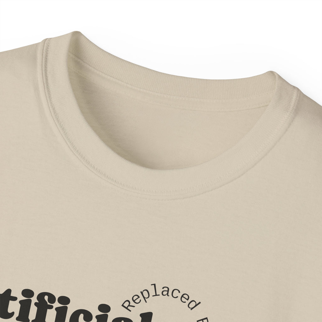 Replaced By AI Tee — AI Graphic Cotton T‑Shirt