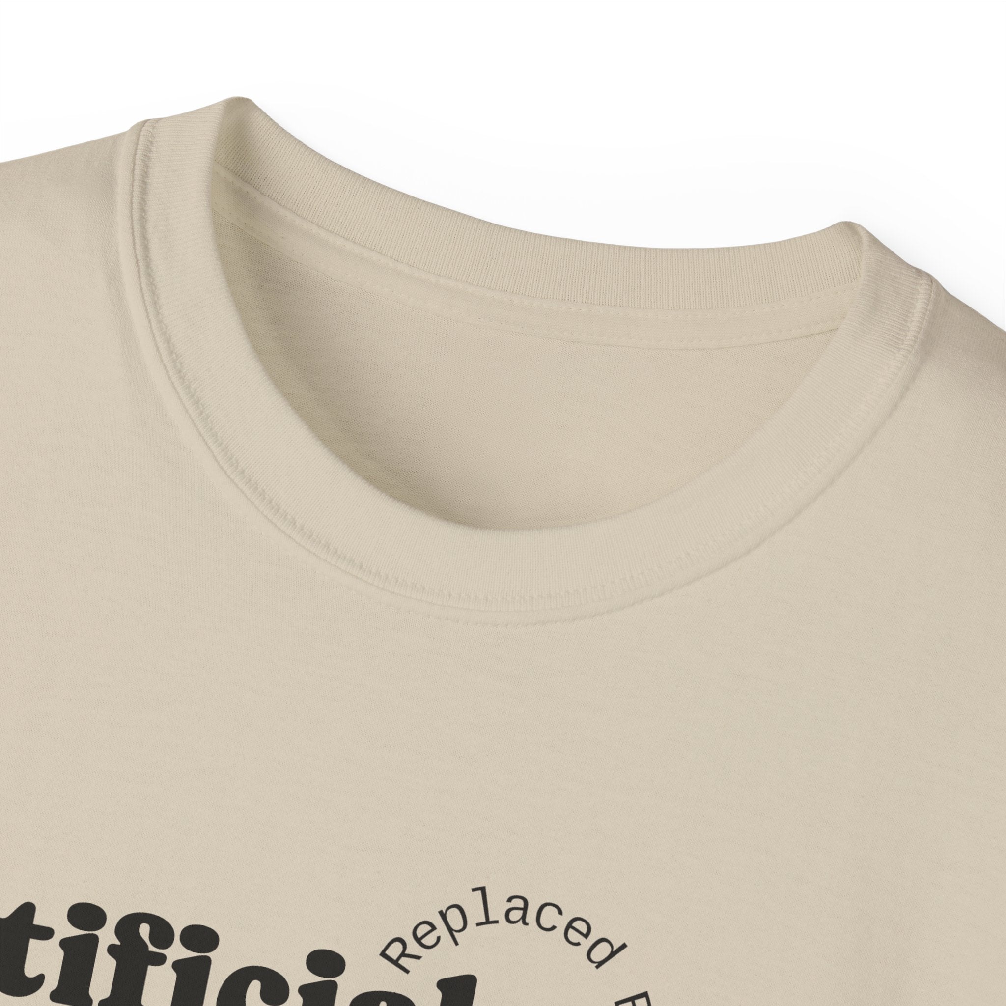 Replaced By AI Tee — AI Graphic Cotton T‑Shirt