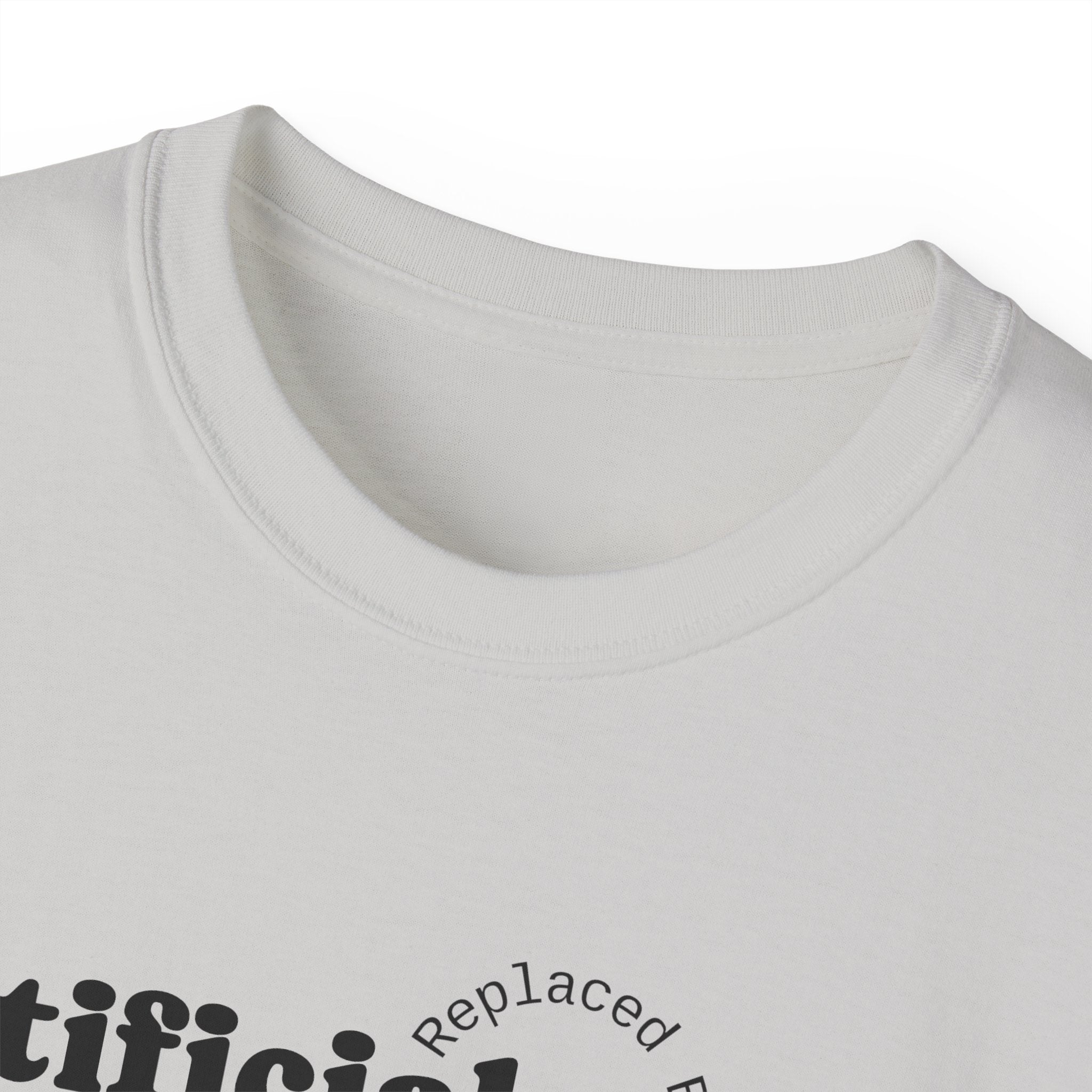Replaced By AI Tee — AI Graphic Cotton T‑Shirt